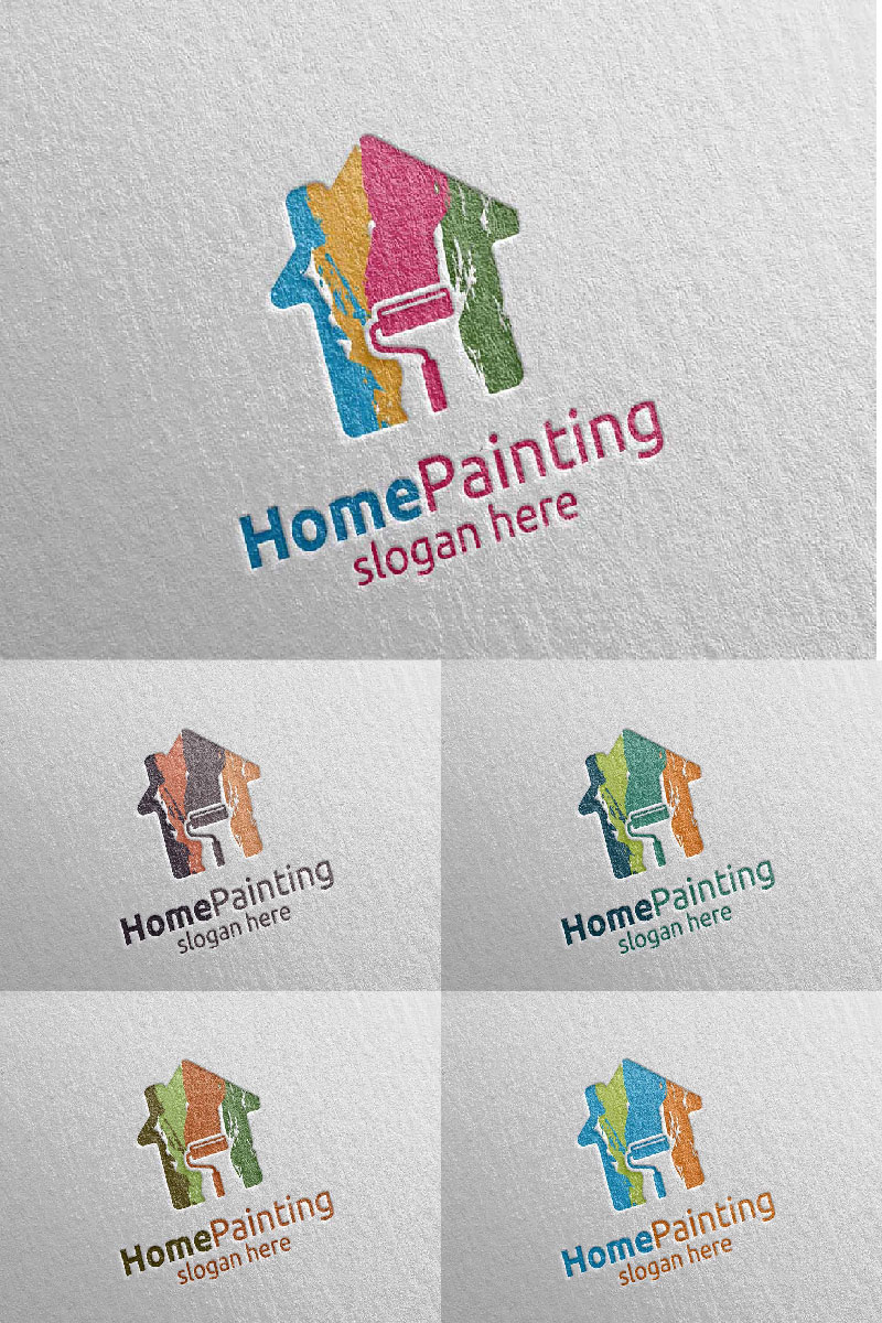 Home Painting Vector 7 Logo Template