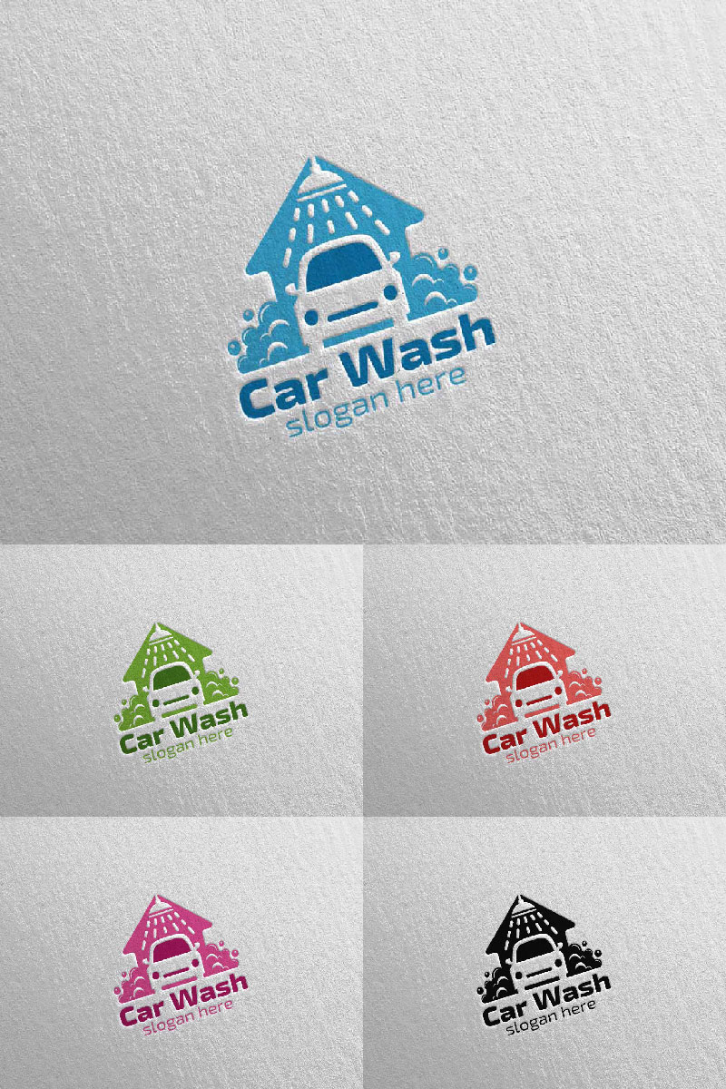 Car Wash 3 Logo Template