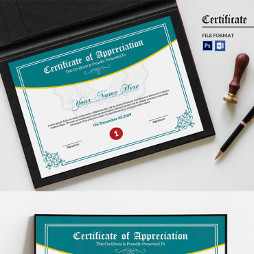 Template Appreciation Certificate Templates 94423