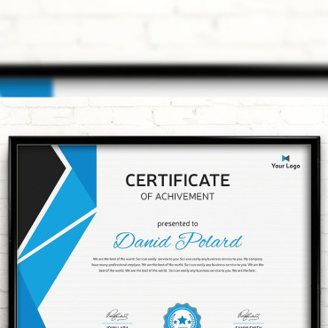 Achievement Awarded Certificate Templates 94428