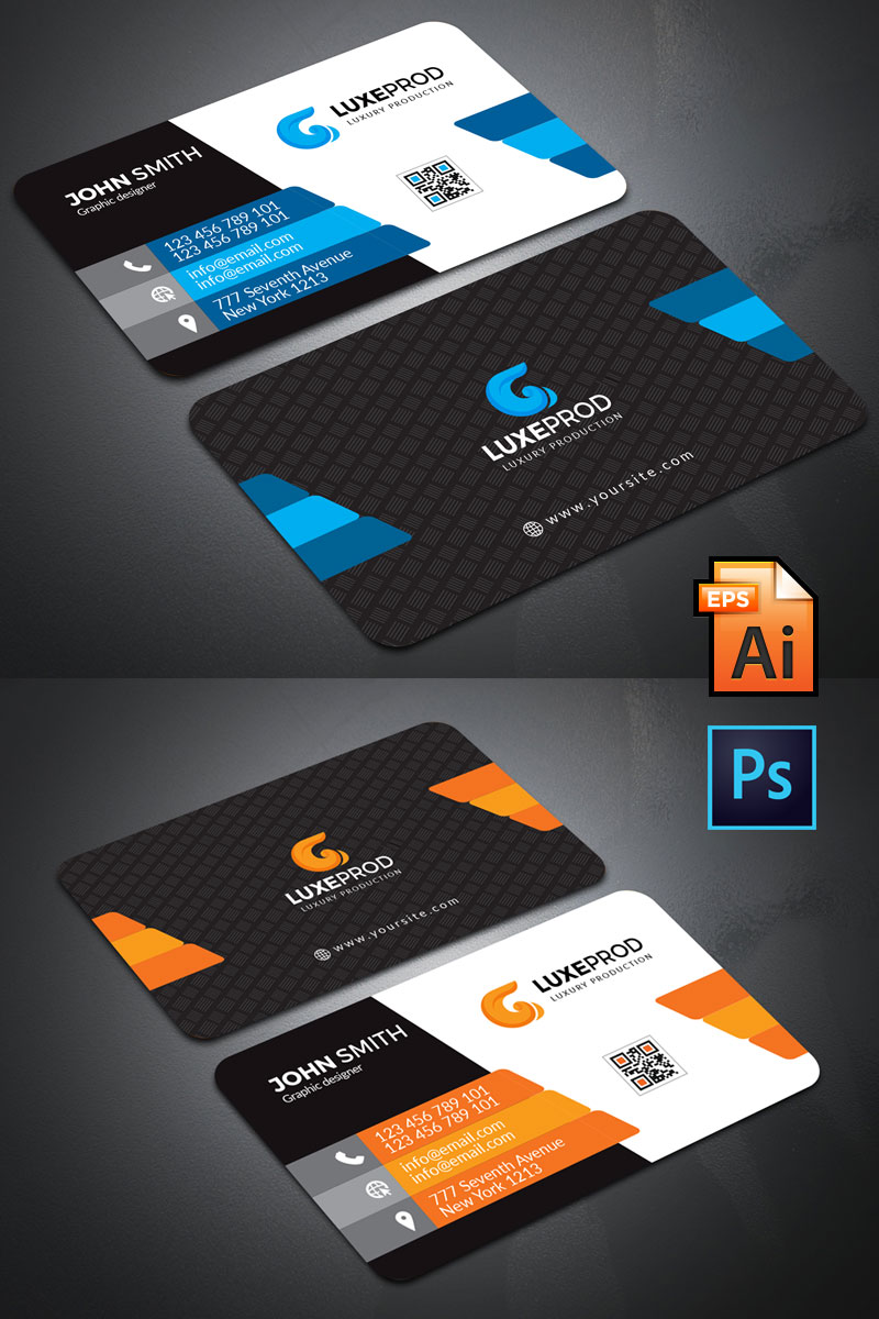 New Style Business card - Corporate Identity Template