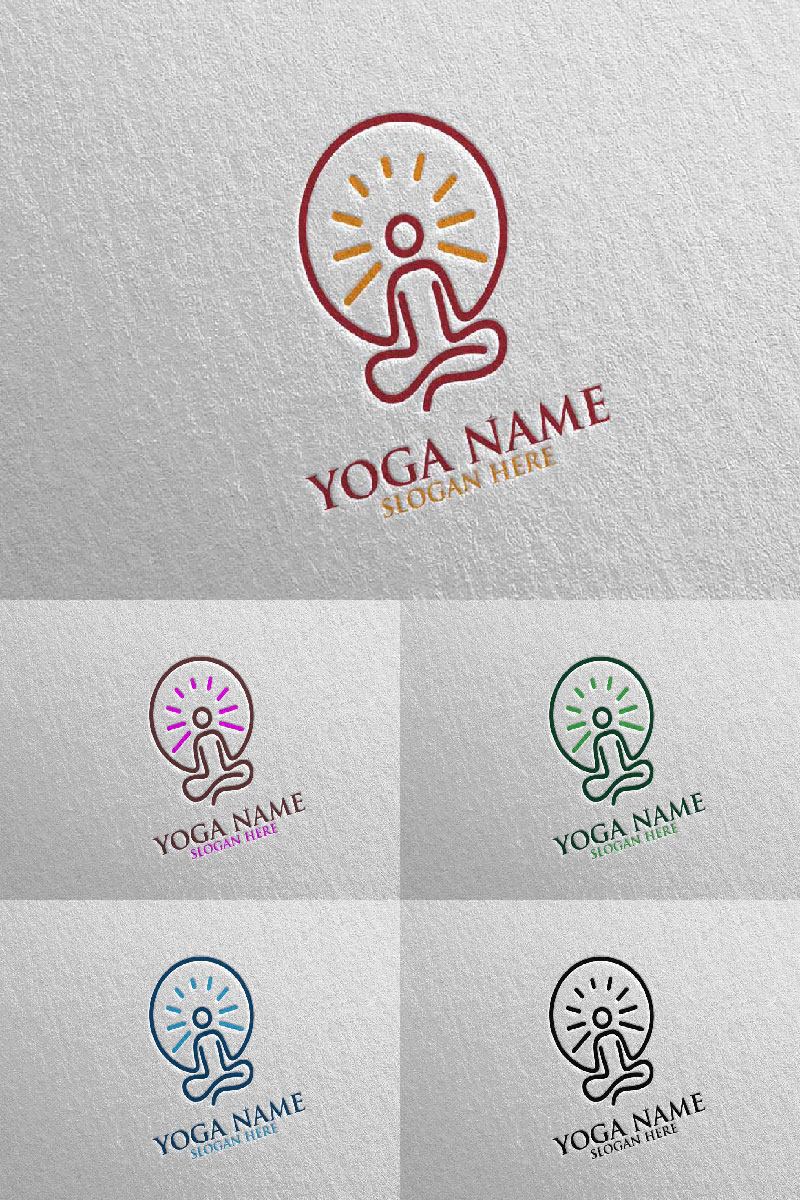 Yoga 16 Logo Template