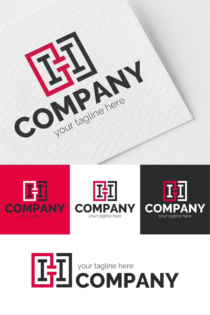 Logo, graphic sign, combines: H + C