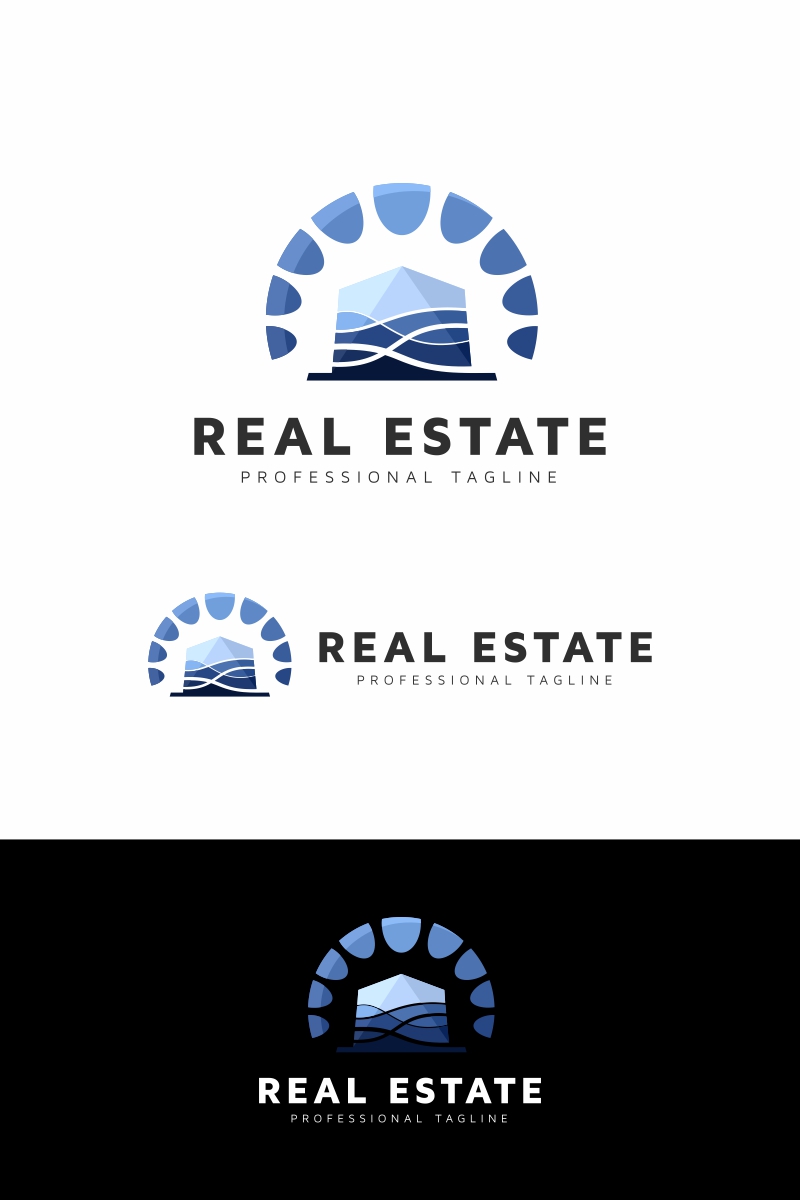 Sea Homes Estate Logo Template