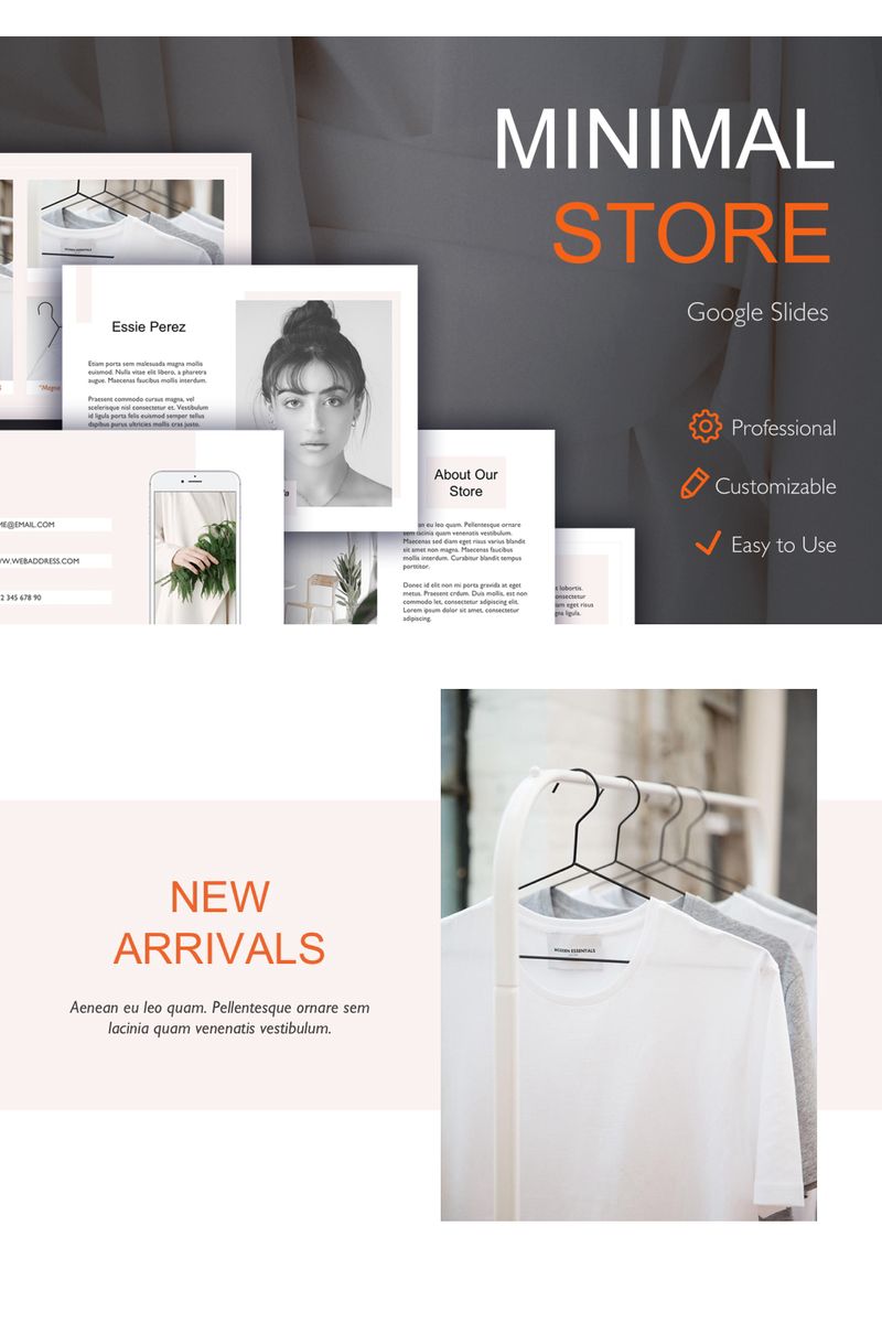 Minimal Store Google Slides