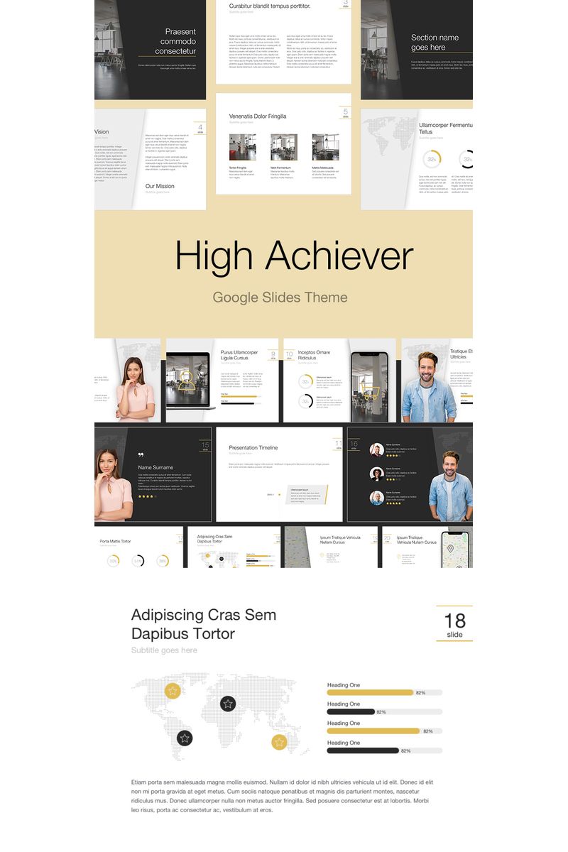 High Achiever Google Slides