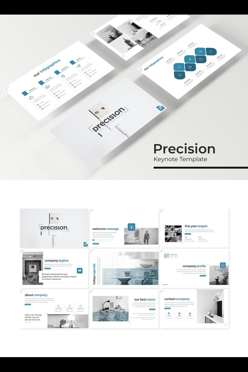 Precision - Keynote template