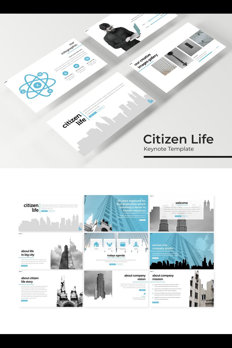 Citizen Life - Keynote template