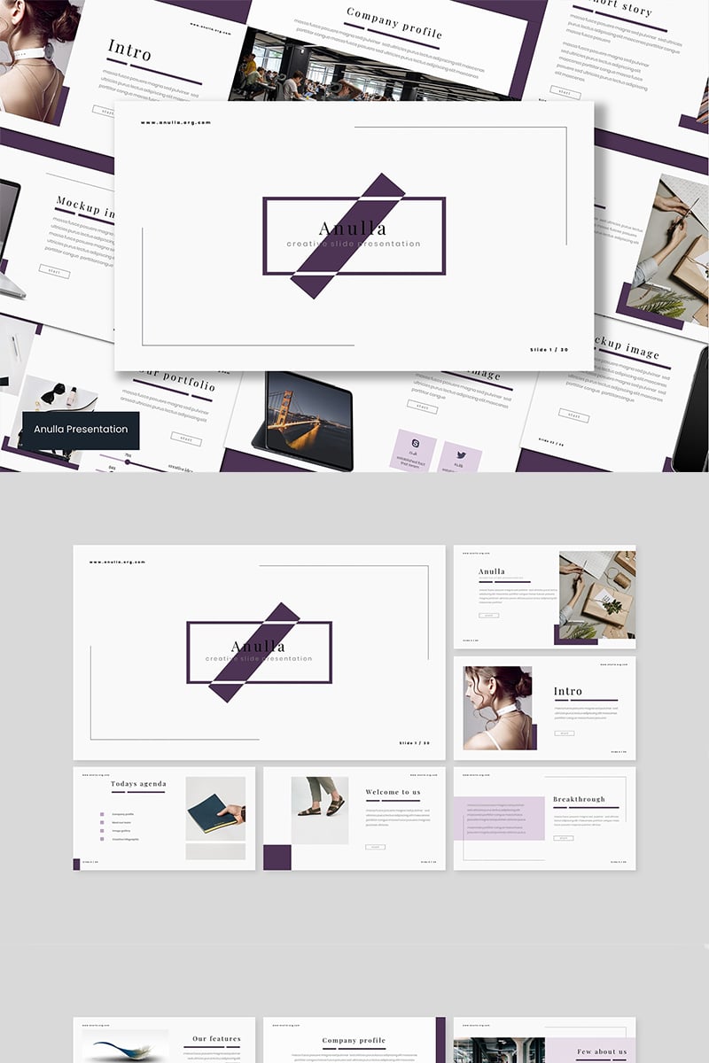 Anulla - Keynote template