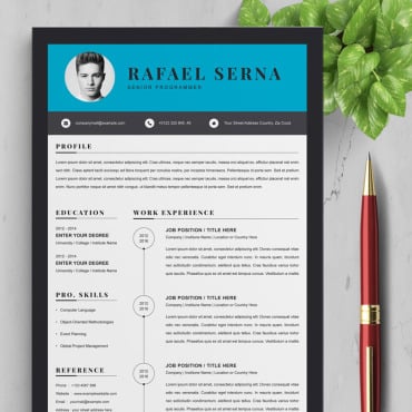 Page A4 Resume Templates 94760