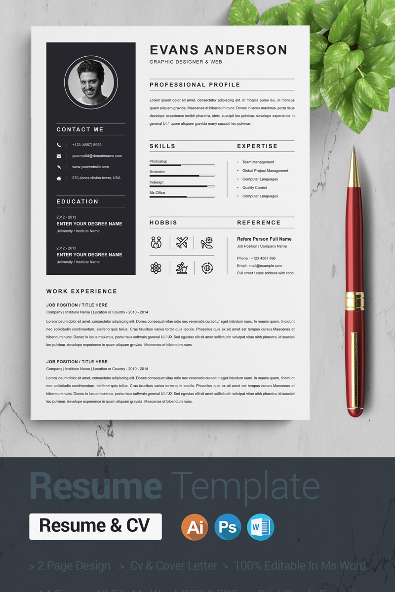 Evans Resume Template