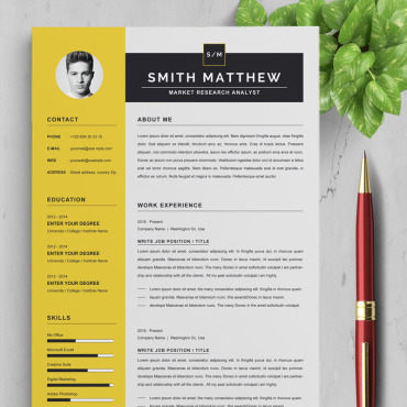 Page A4 Resume Templates 94762