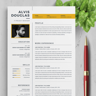Page A4 Resume Templates 94763