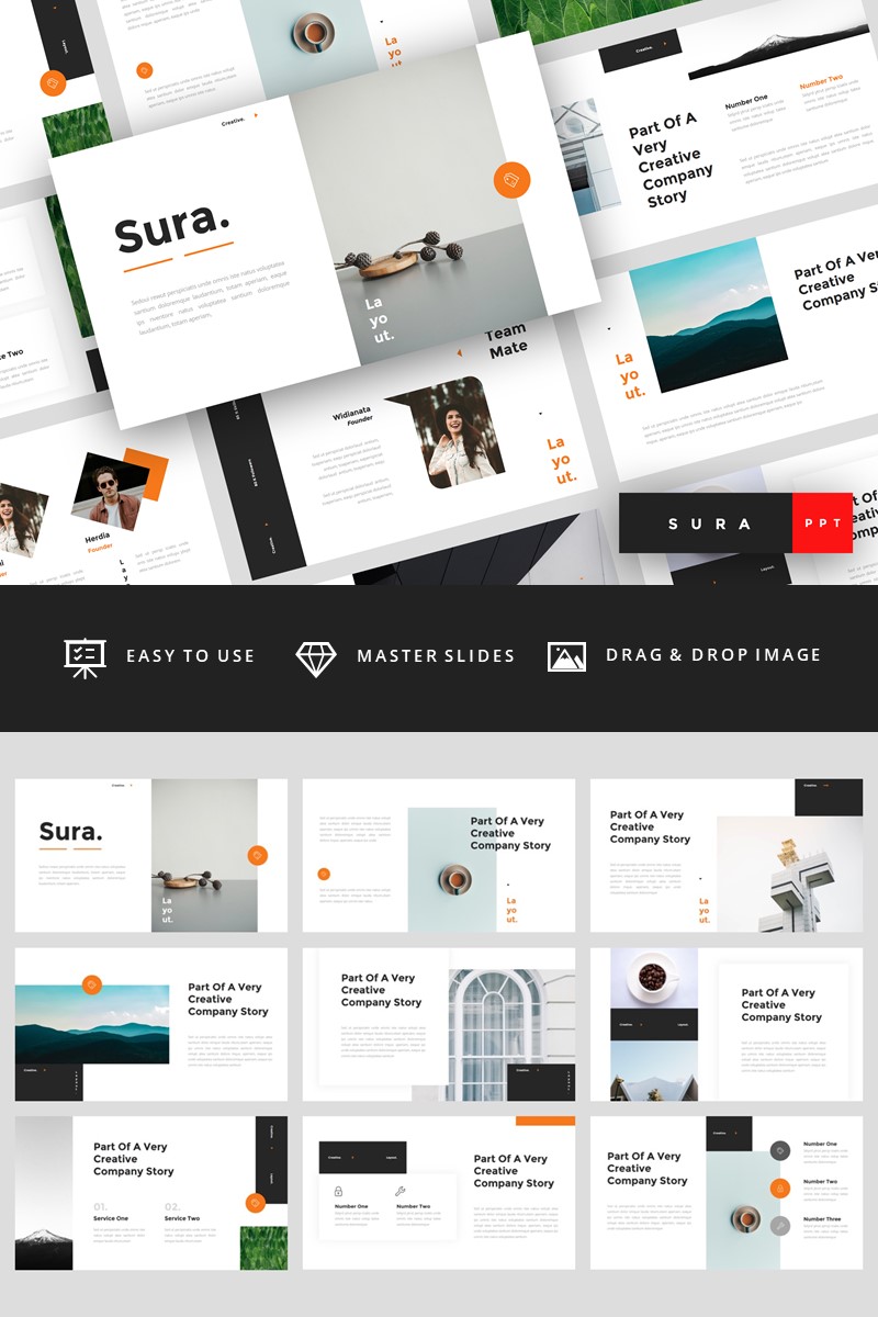 Sura - Creative PowerPoint template