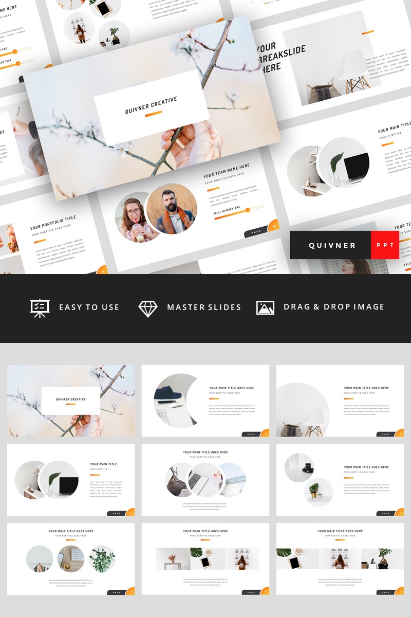 Quivner - Creative PowerPoint template