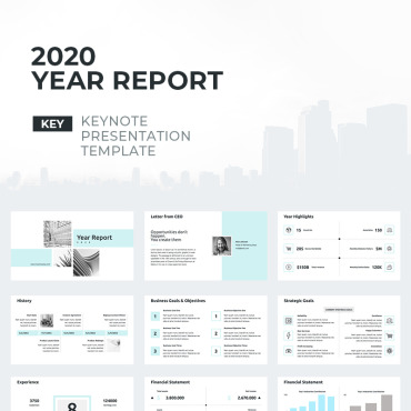 Annual Report Keynote Templates 94910