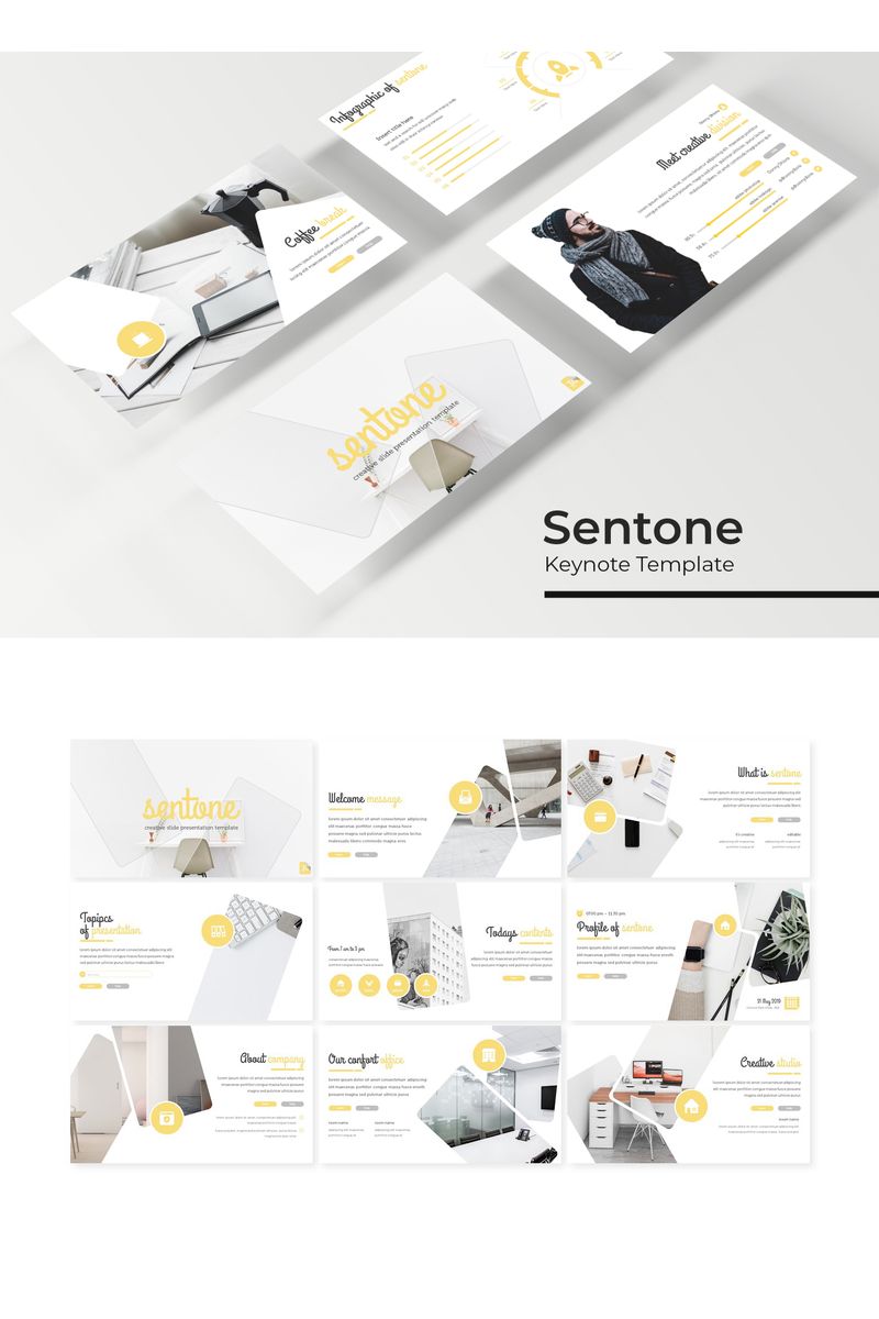 Sentone - Keynote template