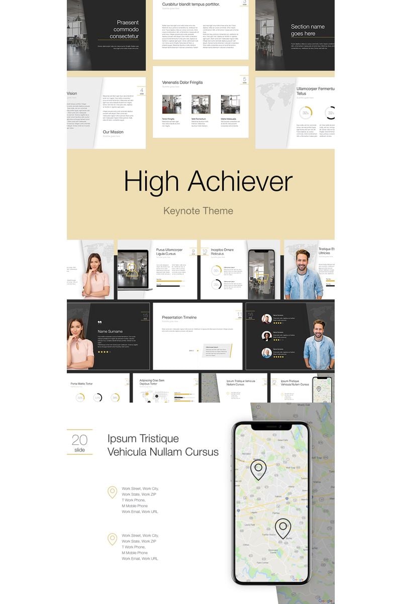 High Achiever - Keynote template