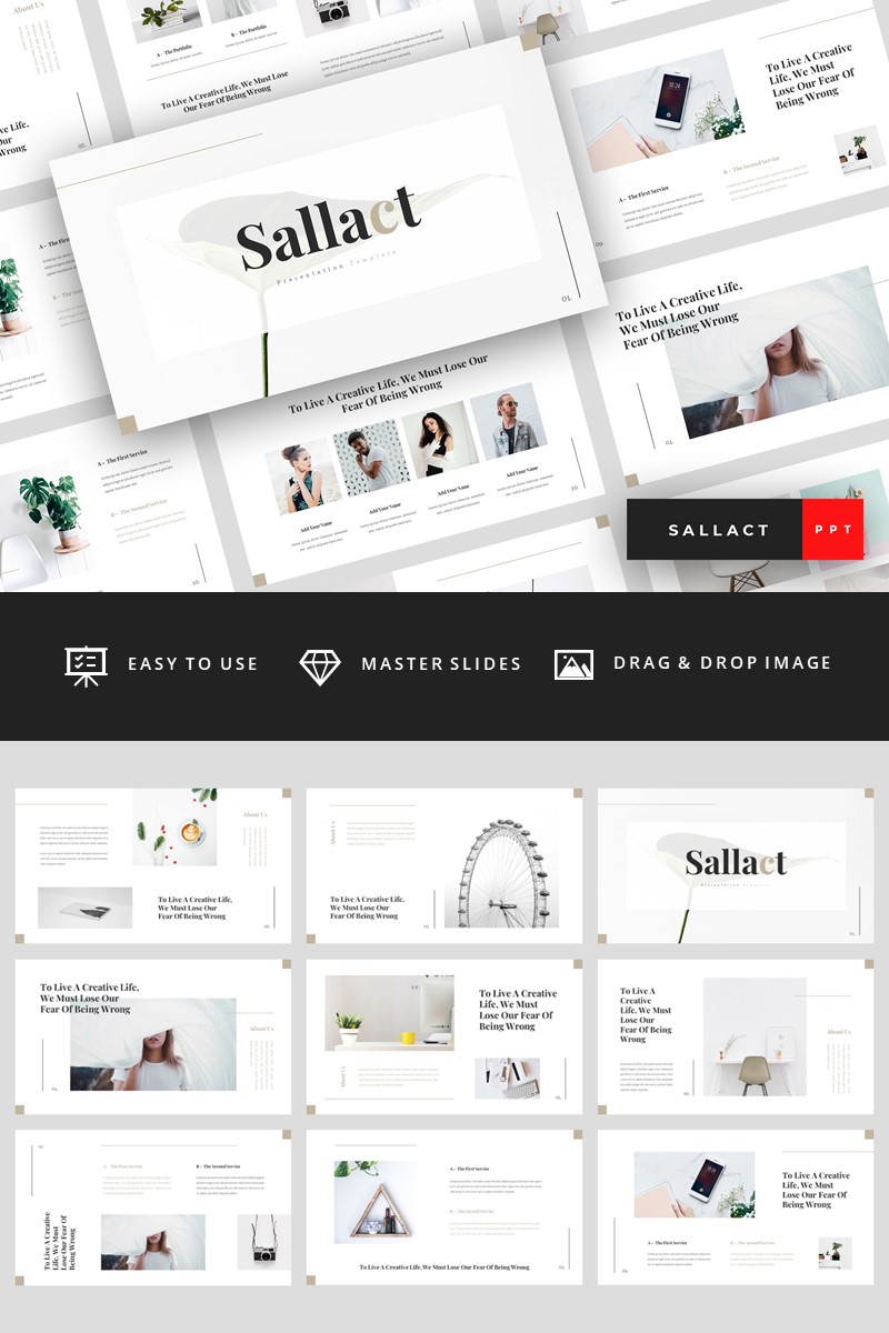 Sallact - Creative PowerPoint template