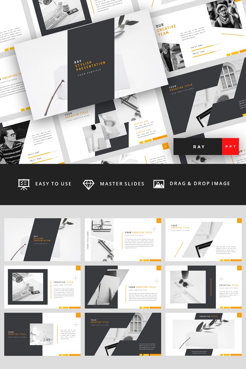 Ray - Stylish PowerPoint template