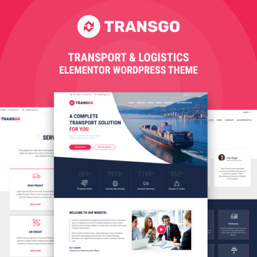 Logistics Shipping WordPress Themes 94945