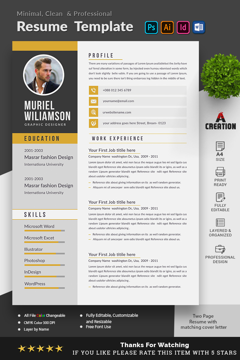 Muriel Williamson Resume Template