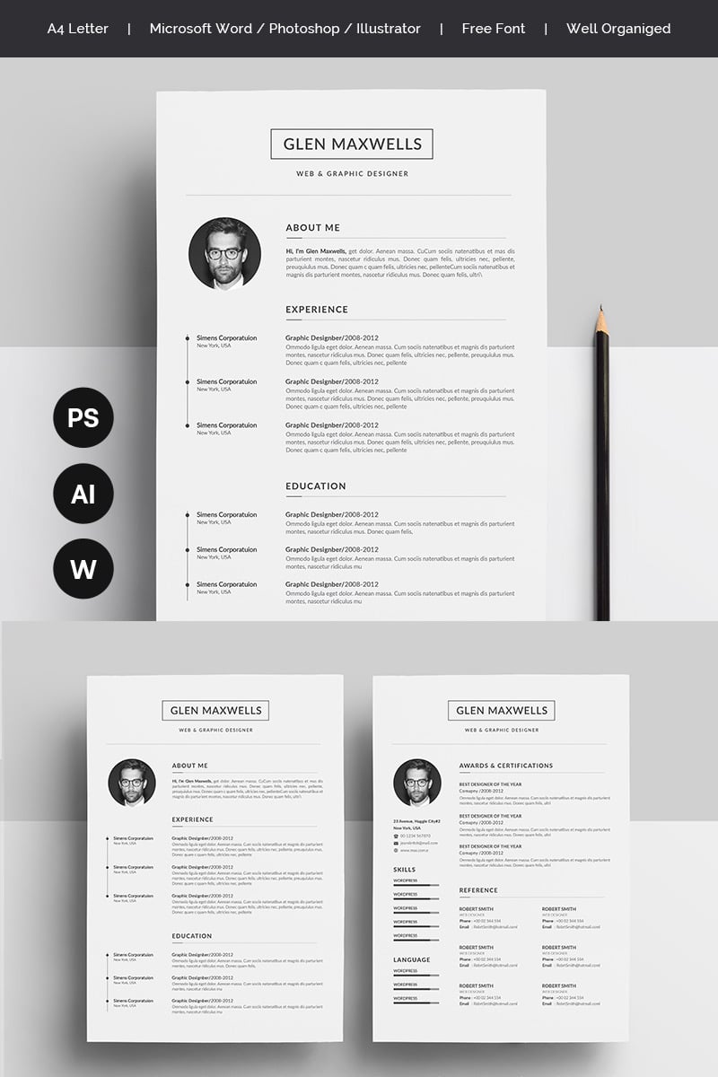 Glen Resume Template