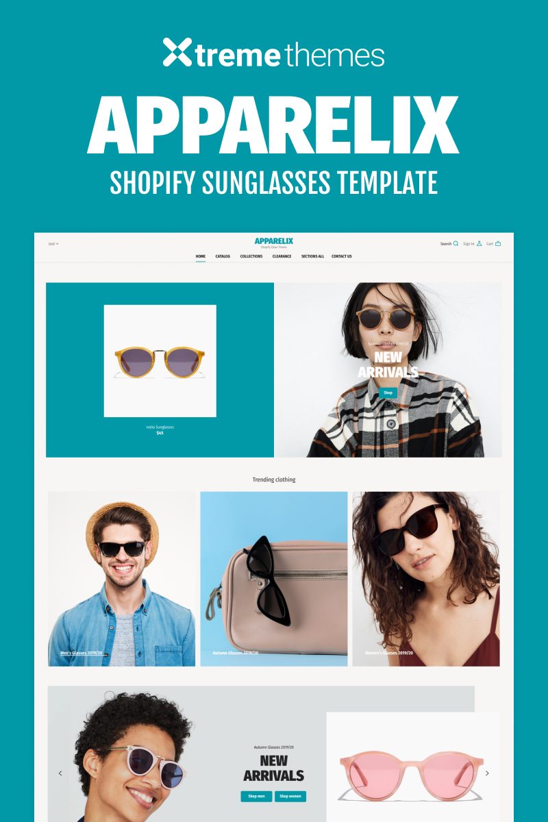 Sunglasses Store on Shopify Theme