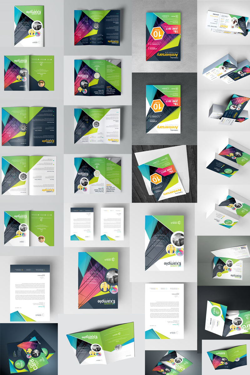 Business Marketing Stationery Print Pack - Corporate Identity Template
