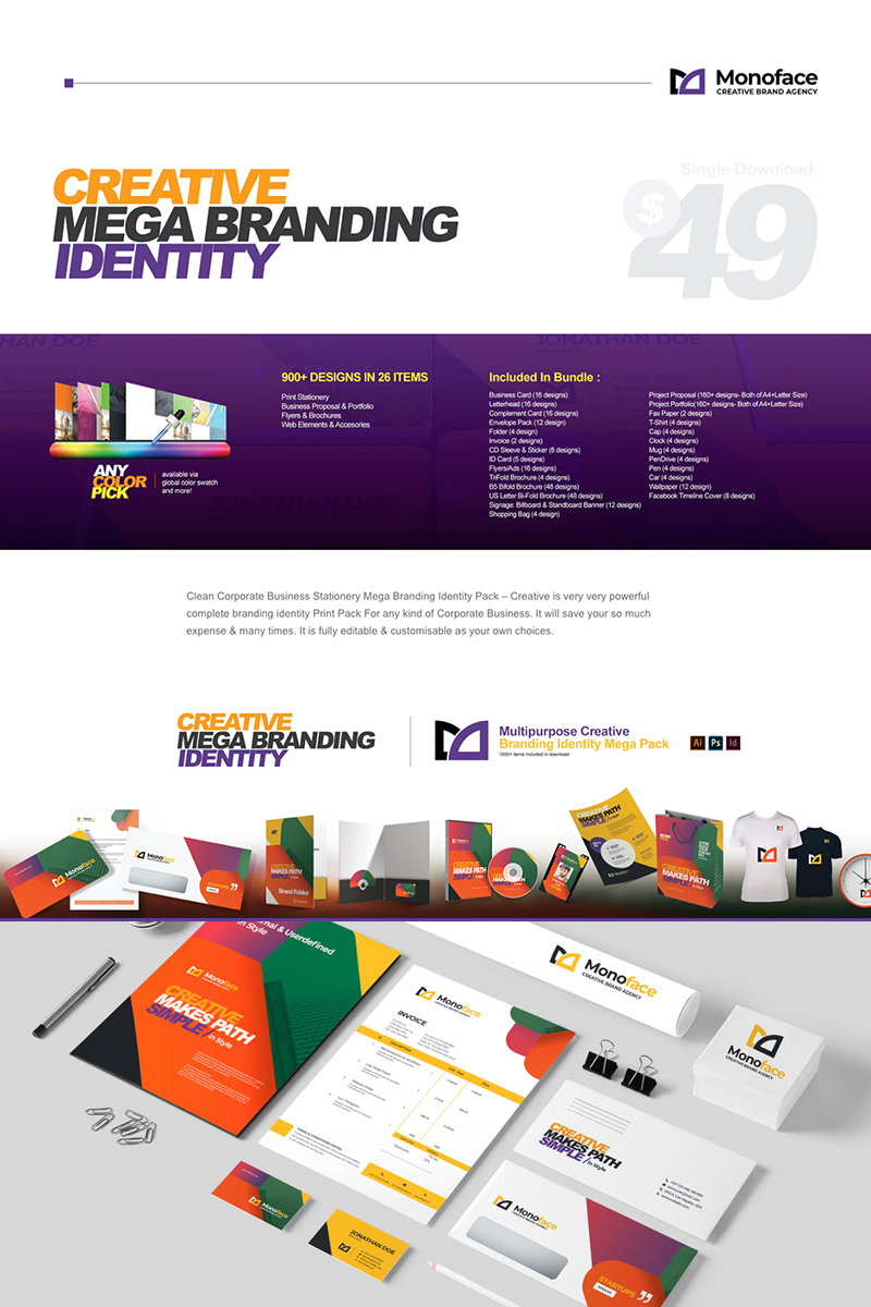 Mega Branding - Corporate Identity Template