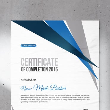 Corporate Decorative Certificate Templates 95084