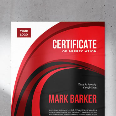 Corporate Decorative Certificate Templates 95085