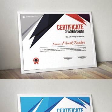 Corporate Decorative Certificate Templates 95087