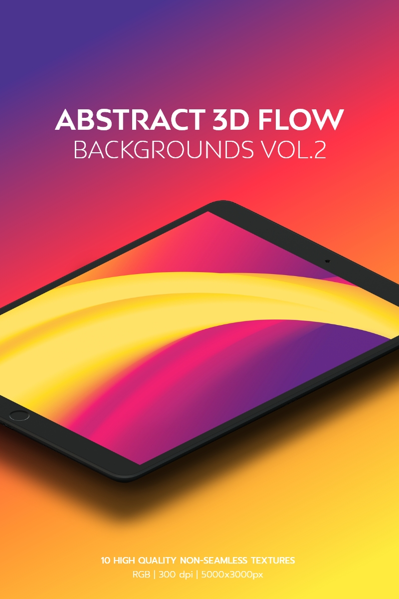 Abstract 3D Flow Vol.2 Background