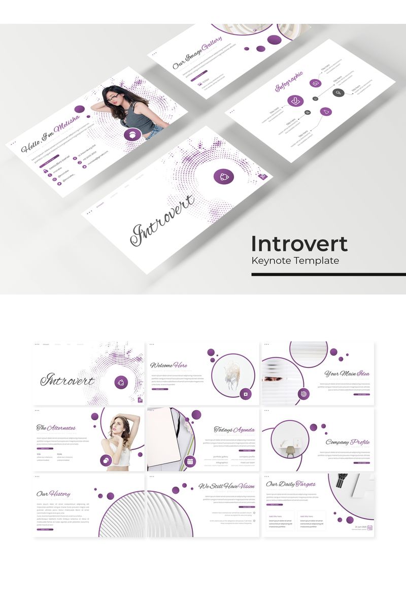 Introvert - Keynote template