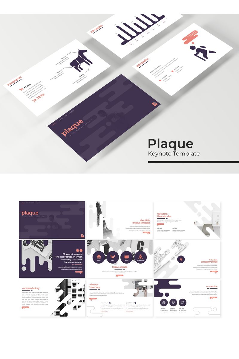 Plaque - Keynote template