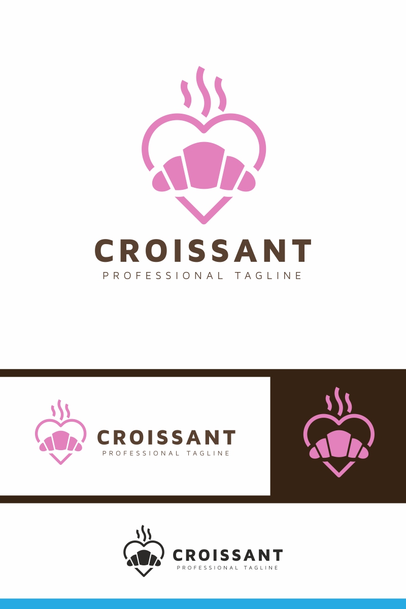 Croissant Logo Template