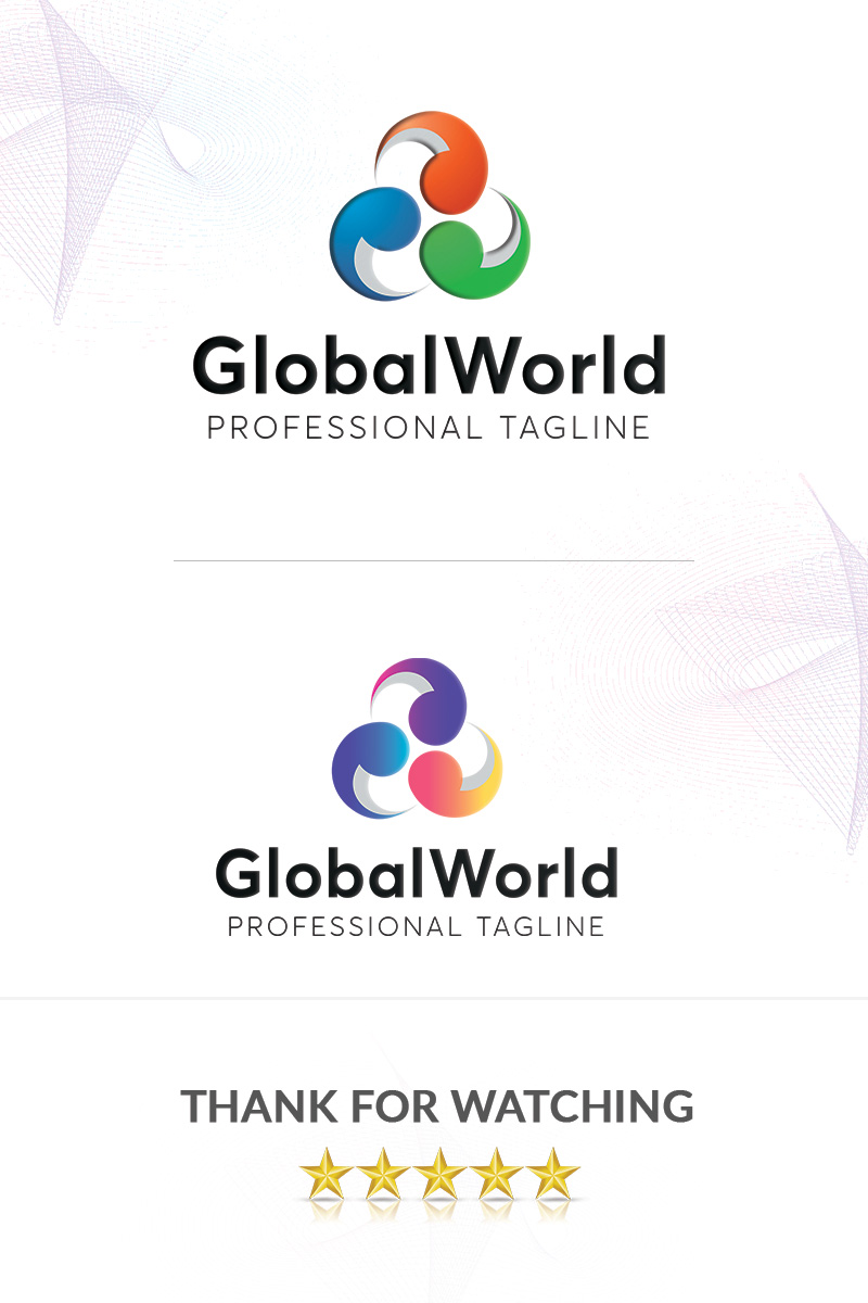 GlobalWorld Logo Template