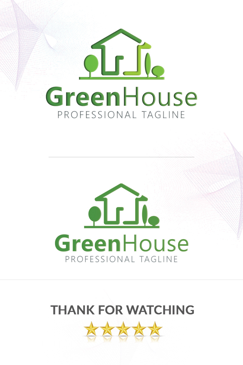 GreenHouse Logo Template