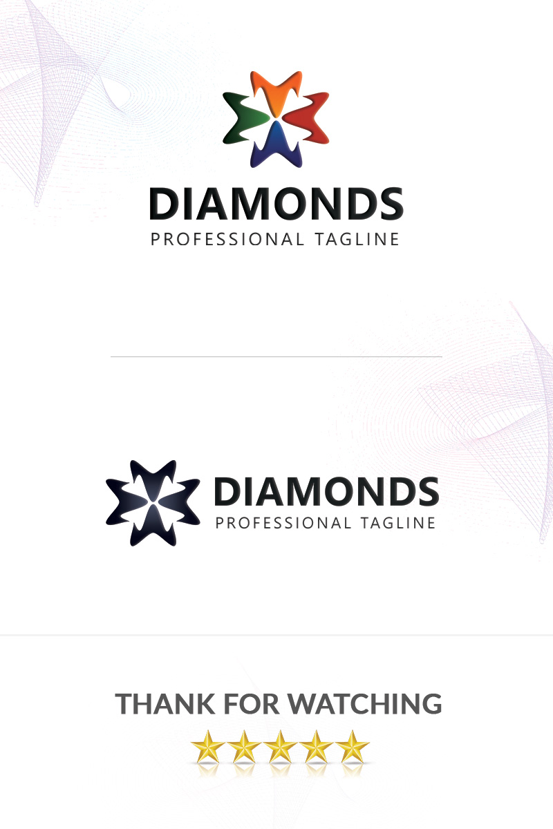 Diamonds Logo Template