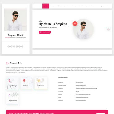 Html Template Landing Page Templates 95291
