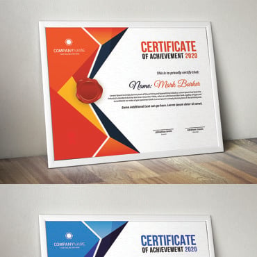 Corporate Decorative Certificate Templates 95323