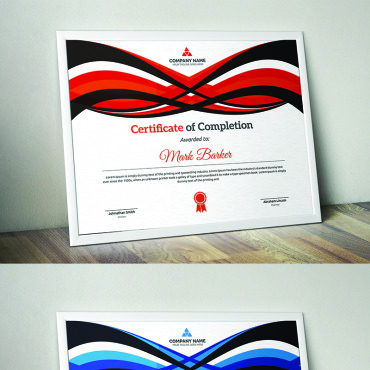 Corporate Decorative Certificate Templates 95324