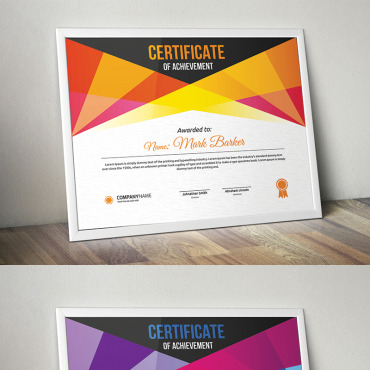 Corporate Decorative Certificate Templates 95325