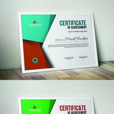 Corporate Decorative Certificate Templates 95330