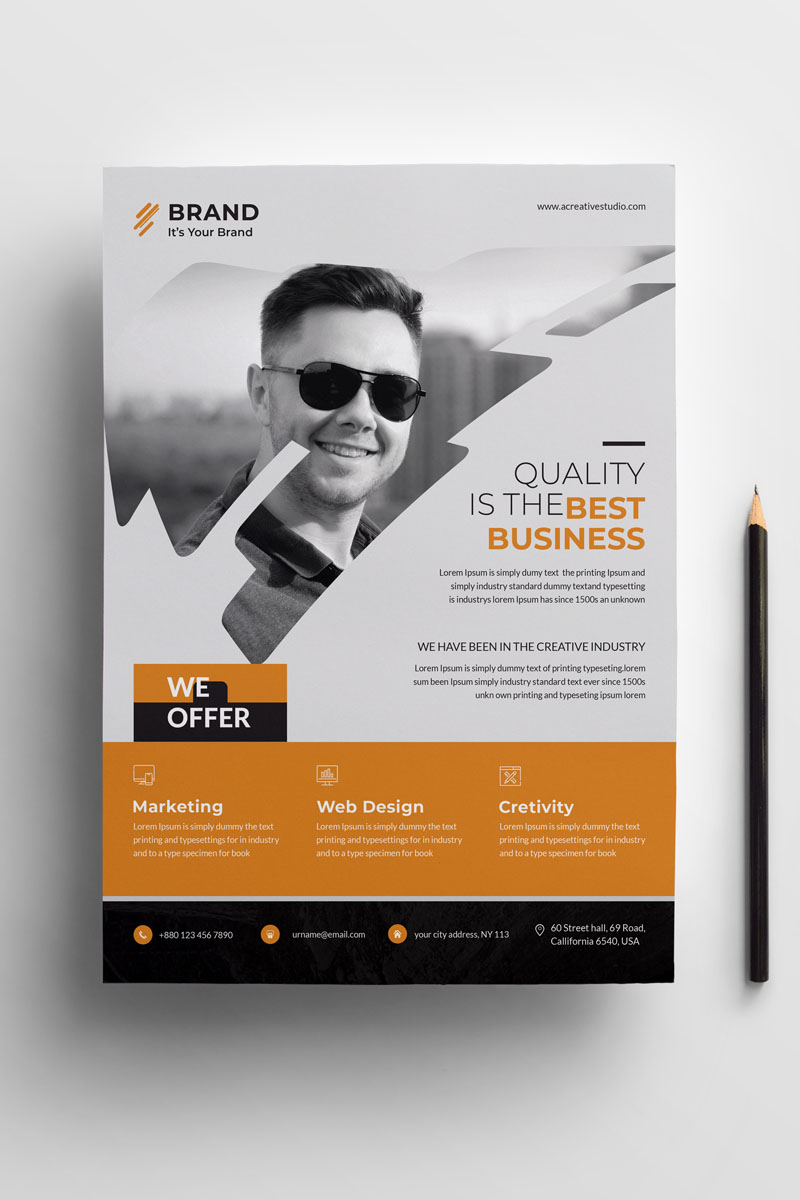 Brand - Creative Business Flyer Vol_ 37 - Corporate Identity Template