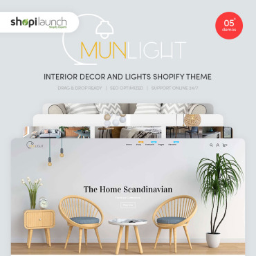 Interior Lighting Shopify Themes 95401