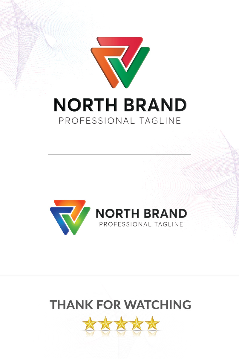 North Brand Logo Template
