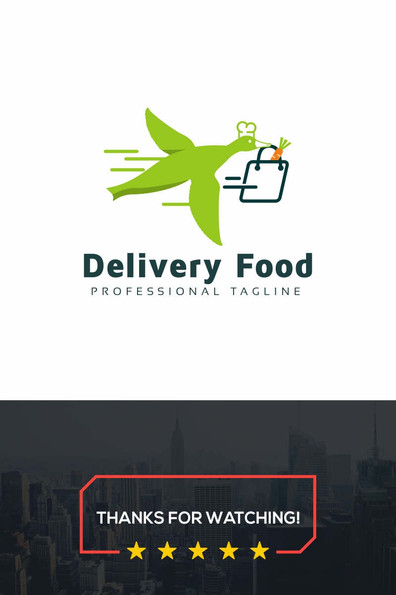 Delivery Food Logo Template