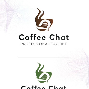 Cappuccino Chat Logo Templates 95457